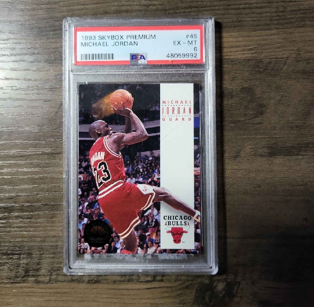 Michael Jordan 1993 Skybox Premium Basketball Card - PSA CERTIFIED
